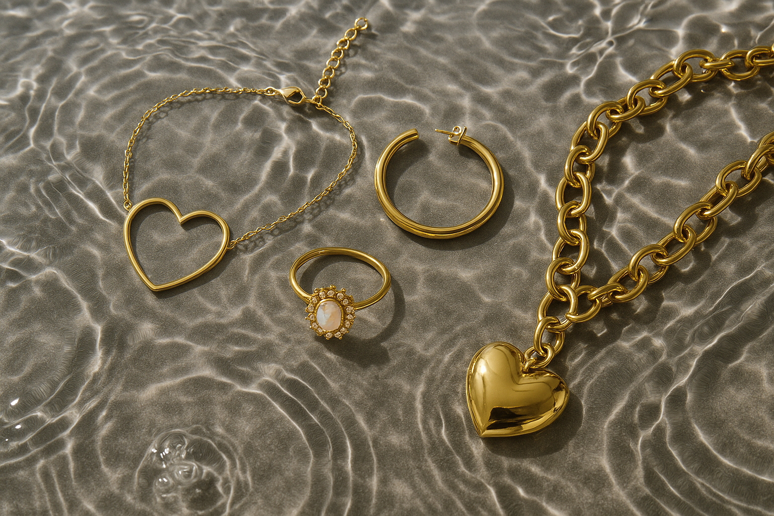 Waterproof sieraden: blijven mooi, verkleuren niet