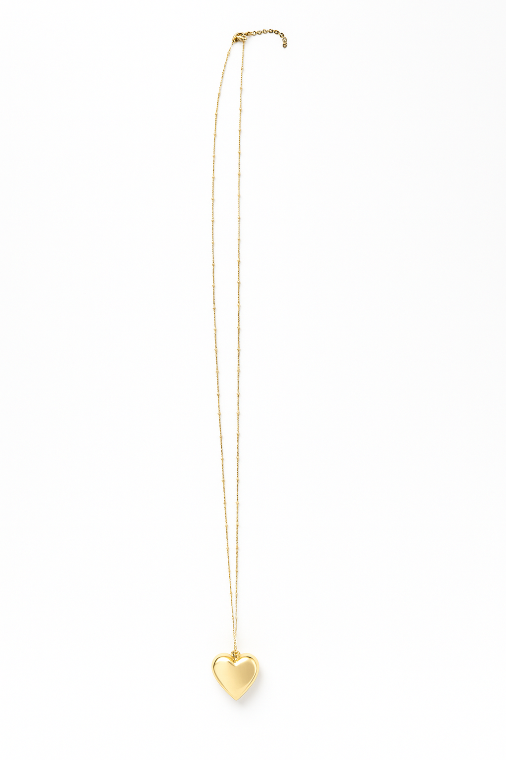 Herzchen-Halskette aus Edelstahl