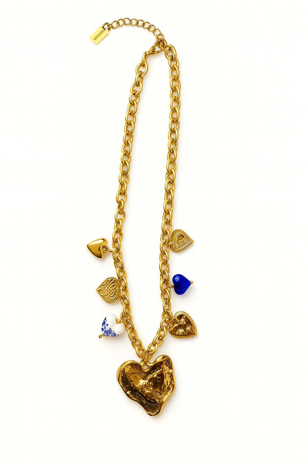 Blue love - Ketting - Stainless steel